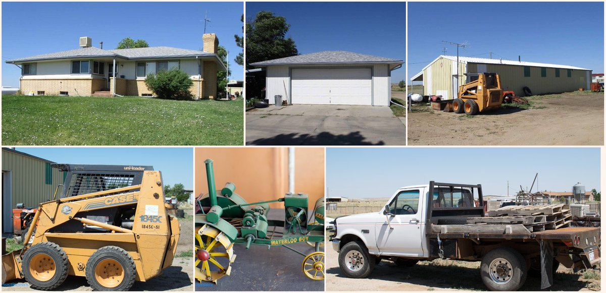 Moving Auction- Real Estate and Personal Property near Strasburg, CO. Aug 18th. #Auction #ColoradoRealEstate #HobbyFarm #HorseProperty #CountryLiving  - mailchi.mp/5fe8a2c07ae0/m…