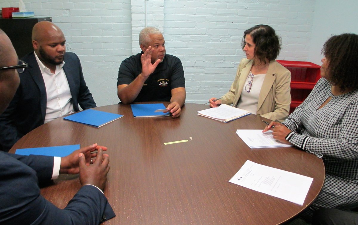 Today <a href="/SenTonyWilliams/">Anthony Hardy Williams</a> took the time to actively listen to CLC students and staff about our work. Last year 265 CLC learners were from his district. Thank you for taking the time to learn more about the impact of #AdultEd services in Philadelphia!