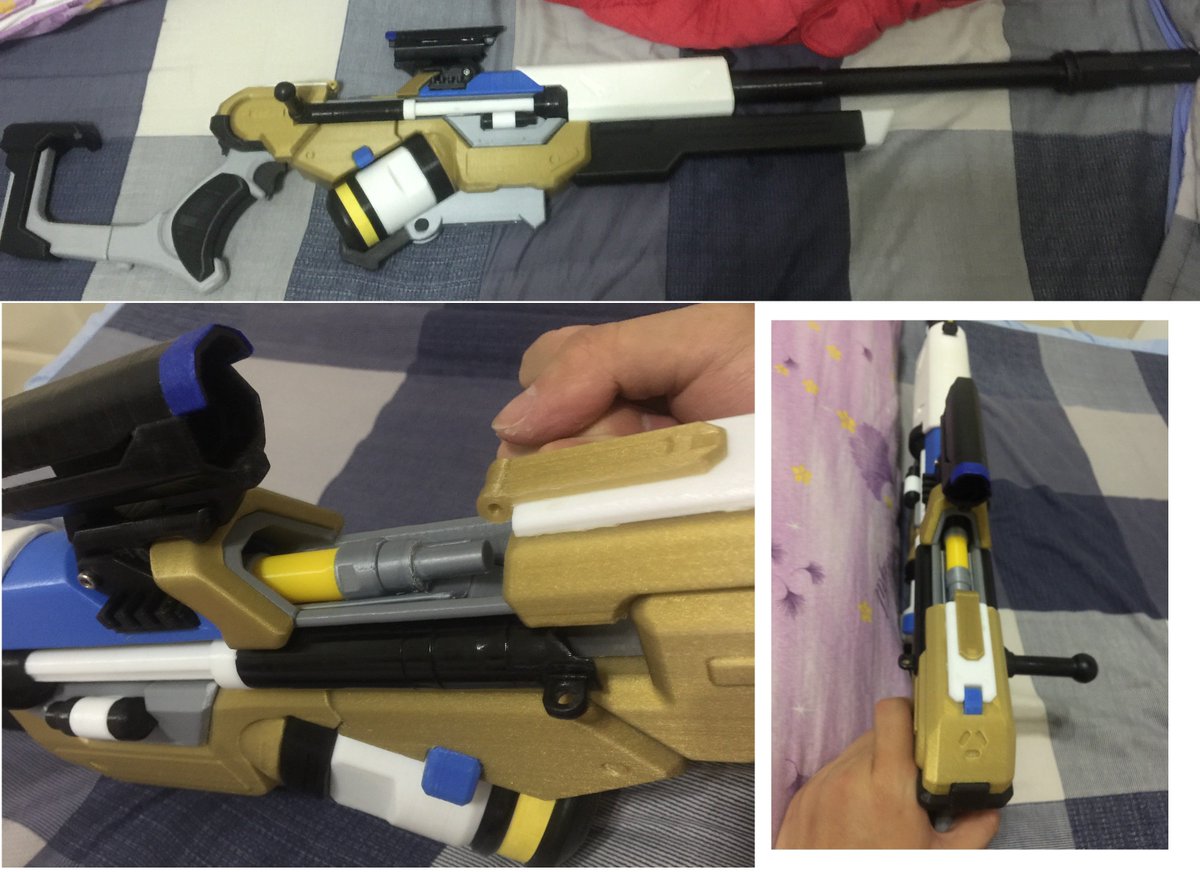 andy22022099's tweet photo. [3D print]
OVERWATCH: Captain Amari's biotic rifle 
[3Dプリンター]
オーバーウォッチ:  アマリ大佐のバイオティック・ライフル https://t.co/JUiGr30rd6