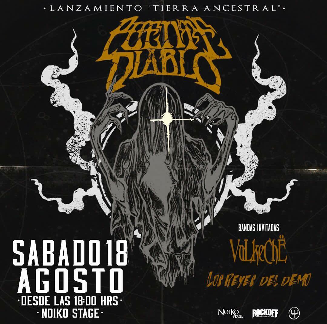 SÁBADO 18 DE AGOSTO EN VIVO Y #ATODOVOLUM666N EN SALA NOIKO DE PUENTE ALTO EN EL LANZAMIENTO DE "PUENTE DIABLO"