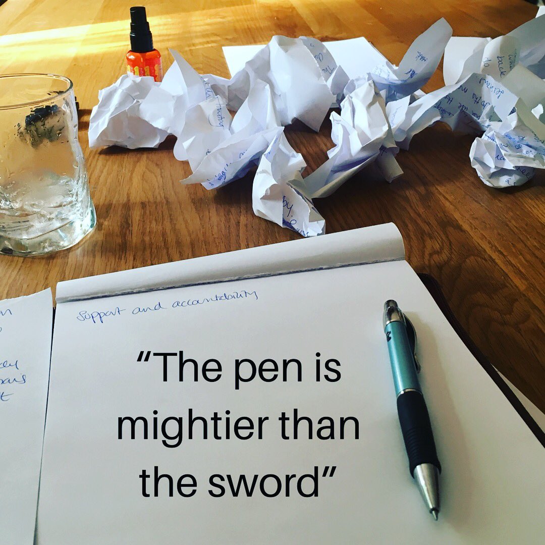 SarahJaneHayler's tweet photo. Writing the perfect letter takes time... https://t.co/t9mskSMexg