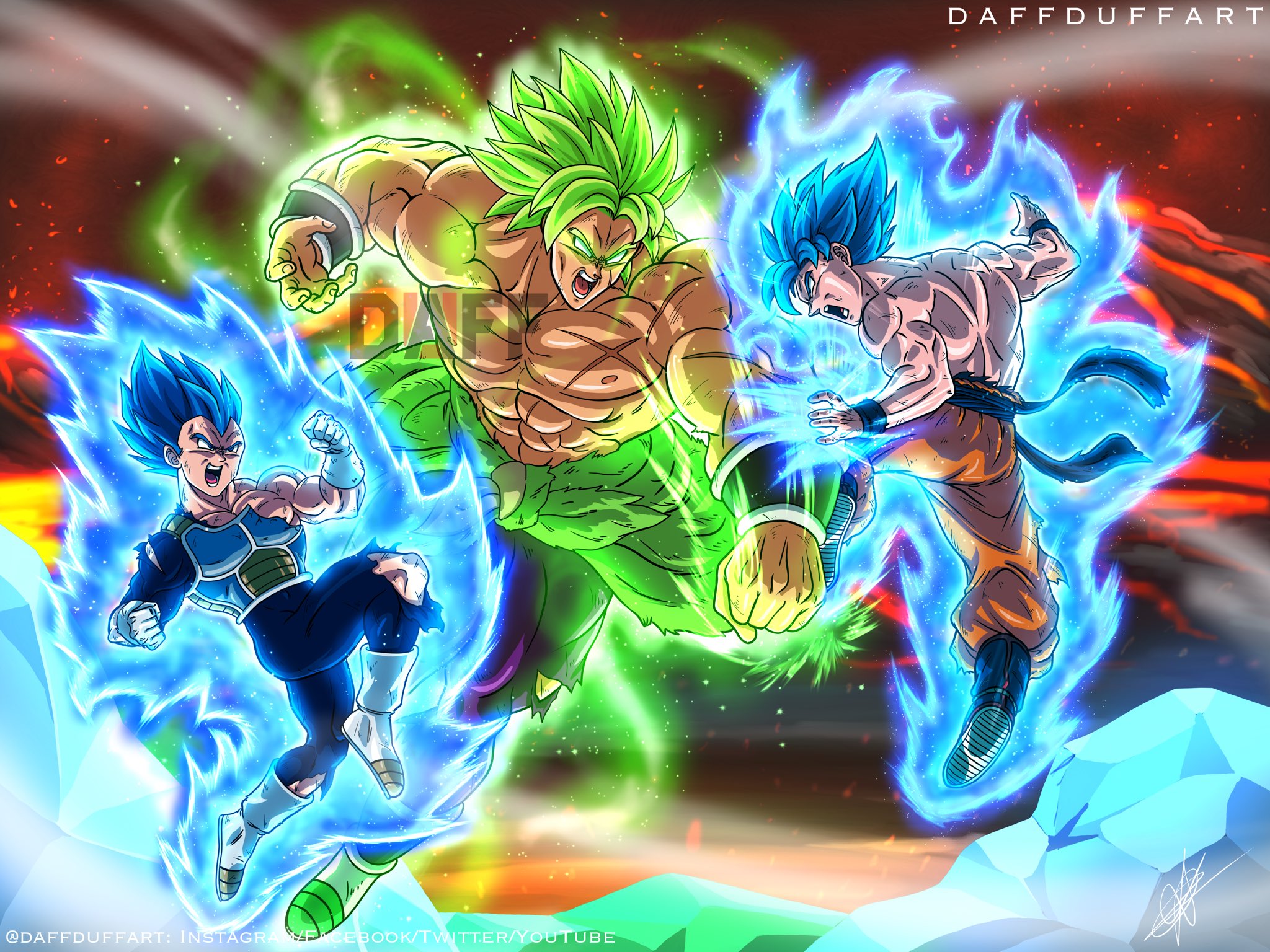 vegeta ssj broly