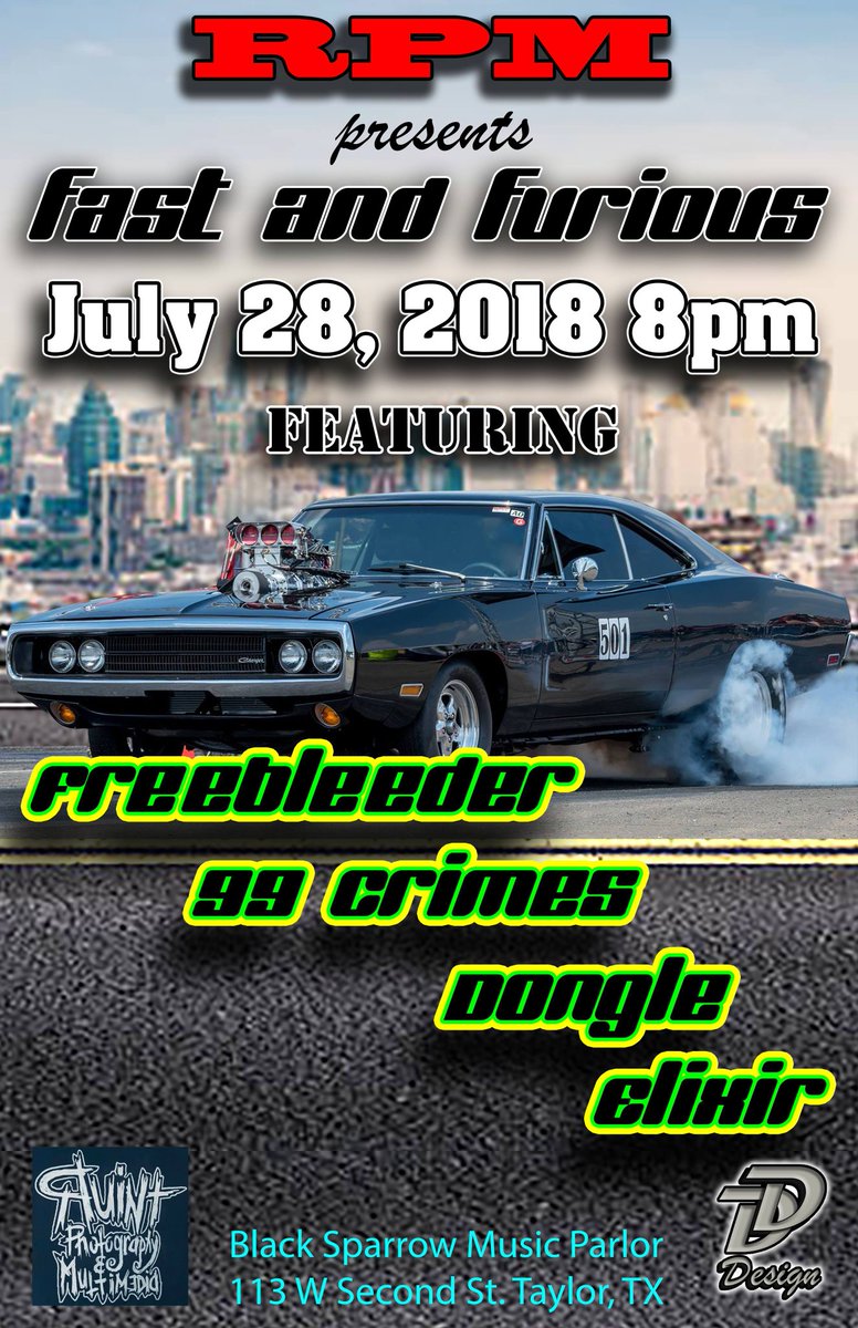 100Elixir's tweet image. Be at Black Sparrow this Saturday for a full night of amazing music!! We get to play with @Dongle_Band, @freebleederband and 99 Crimes!! This will be awesome!!

#supportlocal #indiemusic #indie #music #party #beeroclock #atxmusic