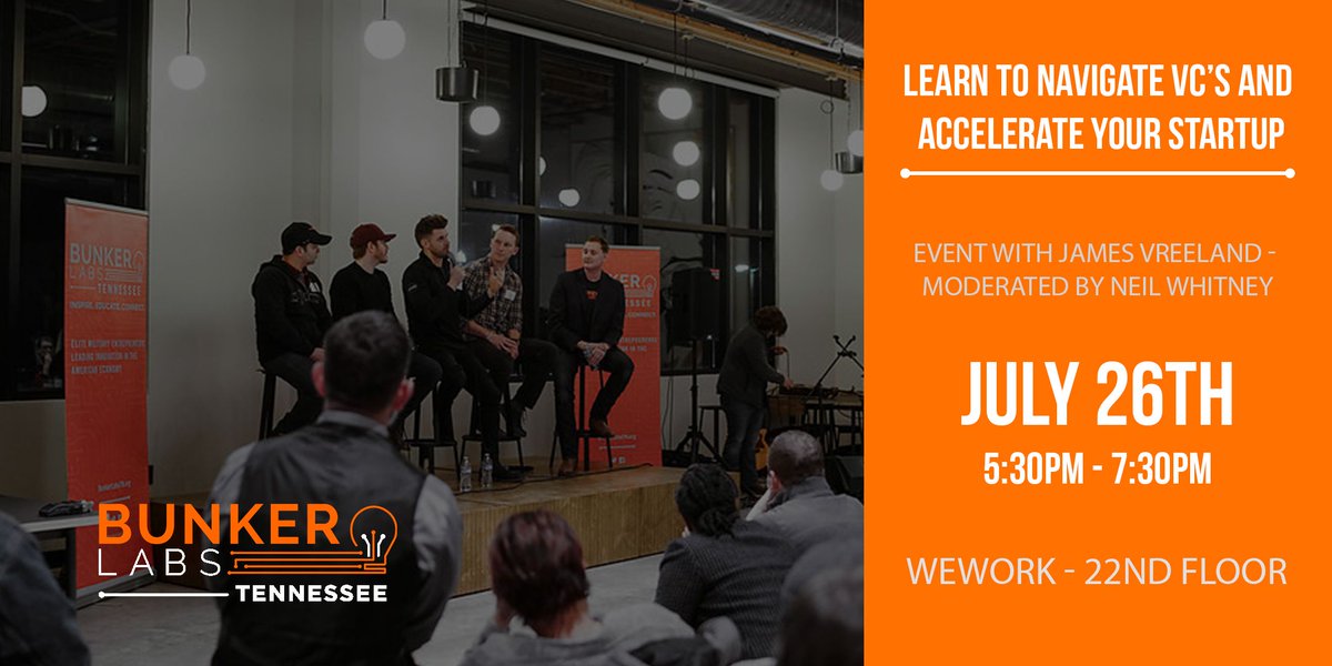 Only 2 days left! Don't forget to reserve your spot to Learn to Navigate VC's and Accelerate Your Startup! 

Get free tickets here --> buff.ly/2mELYFO