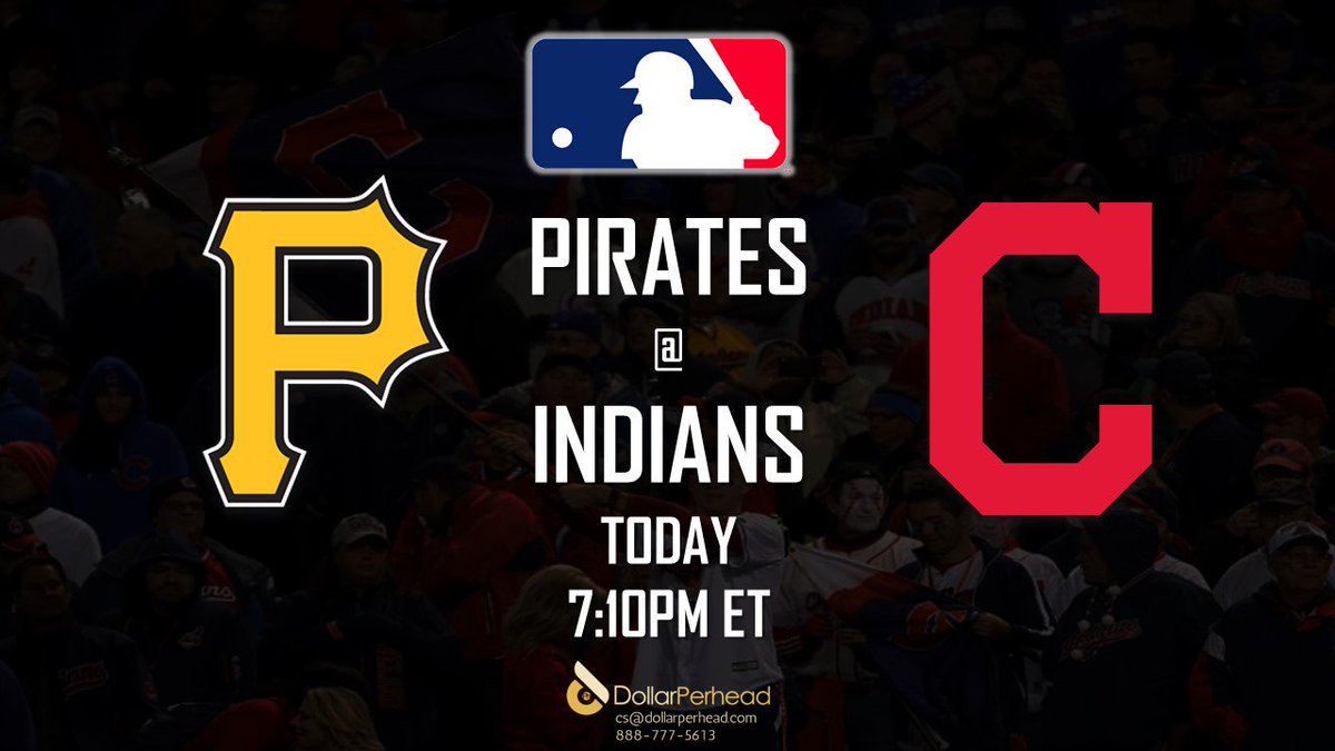 perhead's tweet photo. #MLB has #Pirates @ #Indians. Place a bet #LiveinPlay @perhead #PayPerHead https://t.co/5wgwwKQi1F