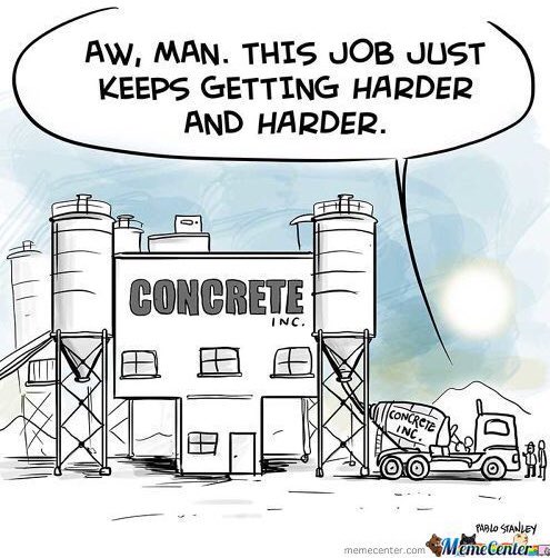 Sarjeants's tweet image. Wait for it... 🤣 #concretehumor #ifyouworkityoullgetit
