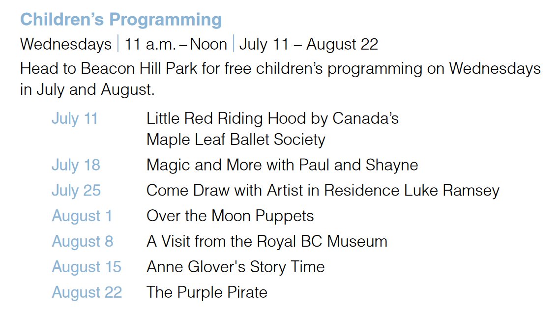 CityOfVictoria's tweet photo. Bring the kids for some FREE fun WEDNESDAYS 11am - noon at Cameron Bandshell in Beacon Hill Park! JUL 25: Come draw with our Artist in Residence Luke Ramsey! #yyj #yyjkids #yyjsummer https://t.co/S49QaJLPDo https://t.co/Sq4PpTQiXU