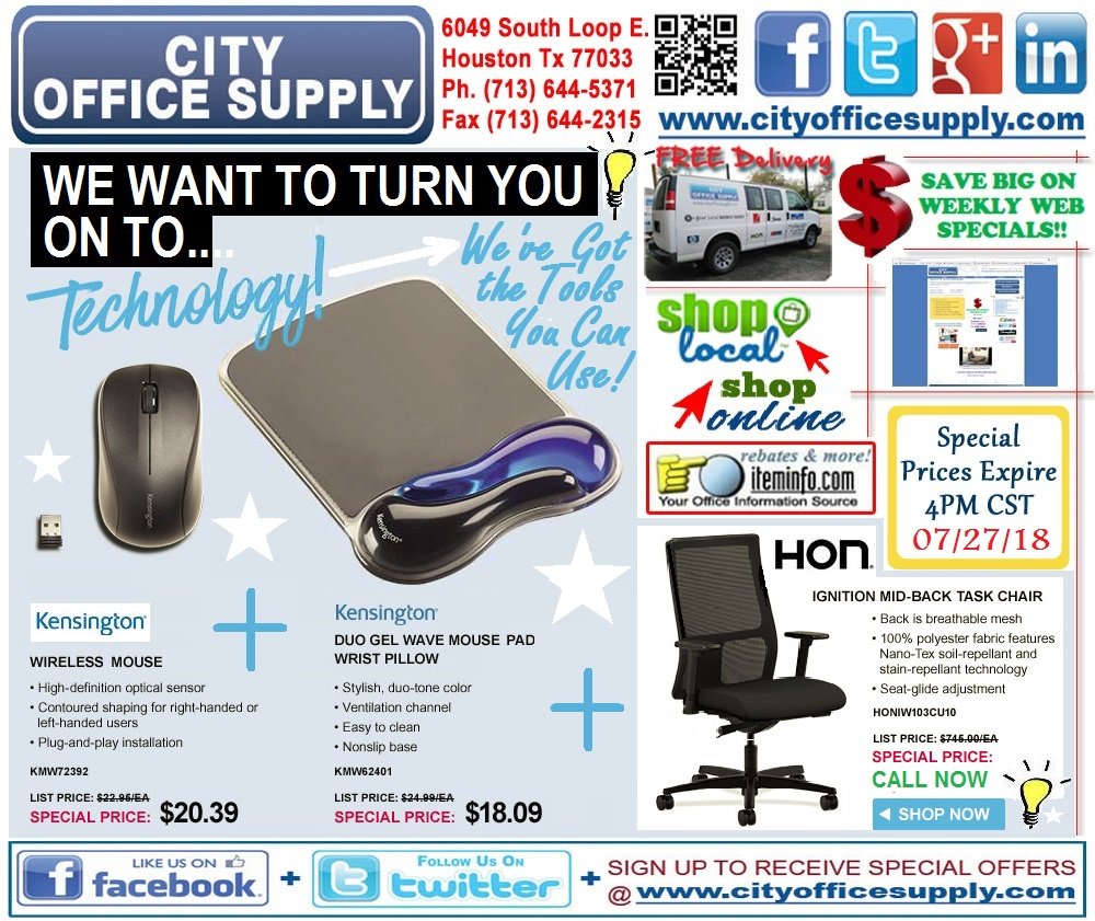 cityos's tweet photo. #TechTuesday! #ToolsYouCanUse! @kensington #WirelessMouse &amp; #Duo #GelWave #MousePad #WristPillow + @honcompany #Ignition #MidBack #TaskChair #WeeklyWEBSPecial @ https://t.co/zb4z5RaOwd -> https://t.co/05RYU0Gzz1 https://t.co/LNWB8LzlDS