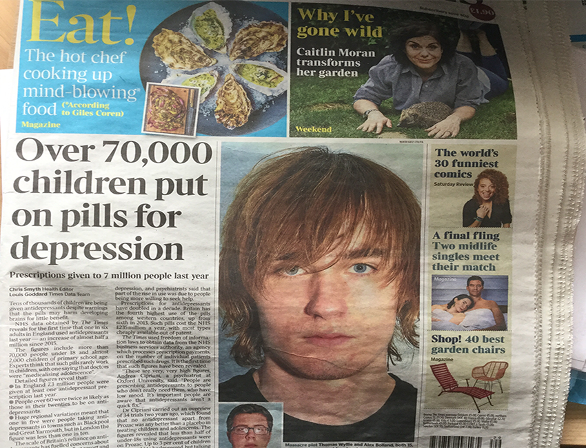 kidsconfidence's tweet photo. "Tens of thousands of children are being given antidepressants despite warnings that the pills may harm developing brains for little ben...
@thetimes #childrenmentalhealth #teenstress #drugs #depression #anxiety #BecauseIAm #1millionkids2020 #champsacademy #confidence #resilience https://t.co/l4diSMxG9K