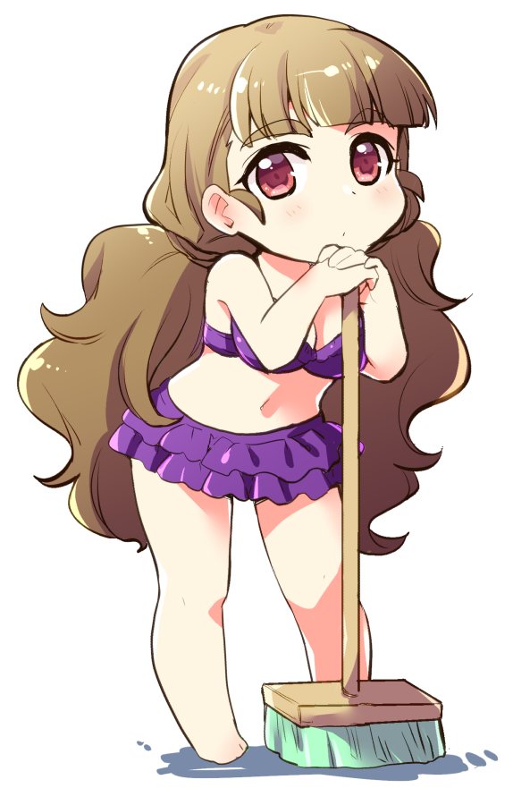 神谷奈緒 「水着奈緒詰め02 」|みづしま亜留のイラスト