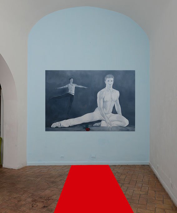 PIOMONTIgallery's tweet photo. fino al 31 luglio Gian Marco Montesano "Roberto Bolle a Roma" olio su tela cm 100x150
vi aspettiamo dalle ore 15 alle 20 in Piazza Mattei 18 https://t.co/V1RoC15gHu