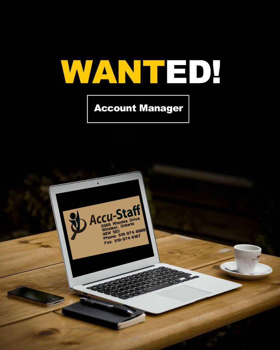 Account Manager needed for one of our clients. Looking for 5 years of Account Management / sales experience in the Automotive industry. #sales #automotive #keyaccountmanagement