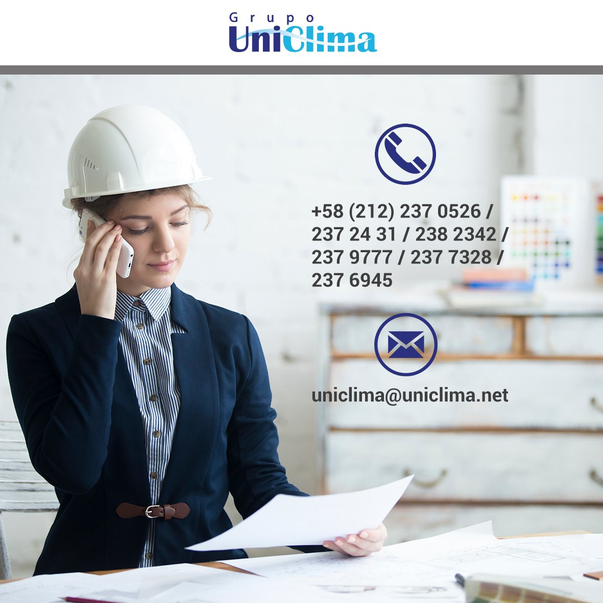 Aconsejamos y damos propuestas sobre la solución que se adapte a sus requerimientos. #UniClima #GrupoUniClima #UniClimaProyectos #AireAcondicionado #Carrier #Caracas #Instalacion #Ingenieria