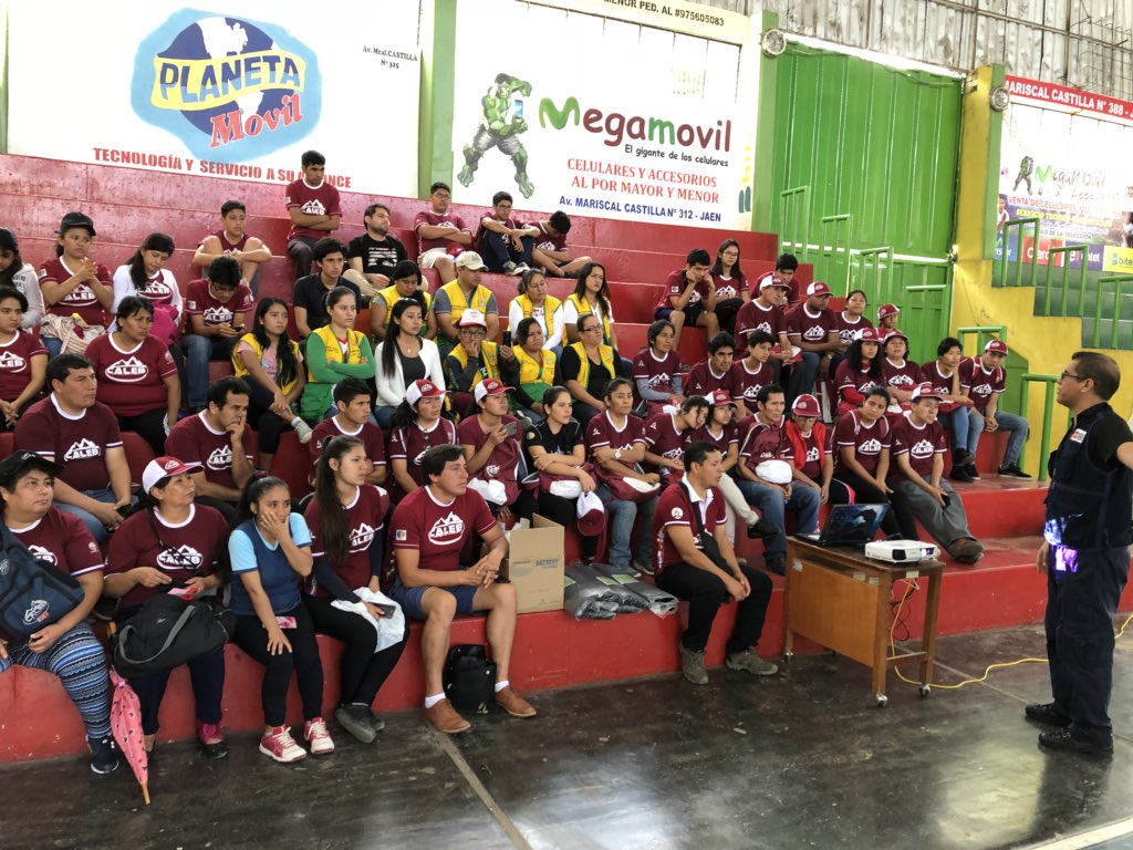 En Jaén, los Jóvenes Caleb reciben instrucciones de parte de la <a href="/MuniJaen/">MuniJaen</a> para la Jornada de Impacto a la comunidad #MisiónCaleb #SalvacionyServicio