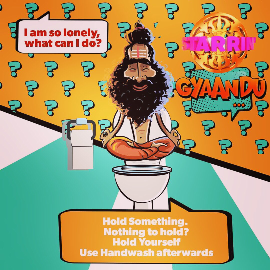 StarrinTV's tweet photo. Ask @gyaandu anything! #love #comedy #funny #advice #NoGyaan Gyaan from @gyaandu. Follow @StarrinWorld @StarrinBlac @StarrinX for #laughter #mad #crazy #insane #masti #MuhBandh #maza #enjoy #celebrate #starrin #gyaan #NoOffence #NoMind #badmaash #jokes #jokers #lol #NoFear #happy https://t.co/xuyBAhYZ8s