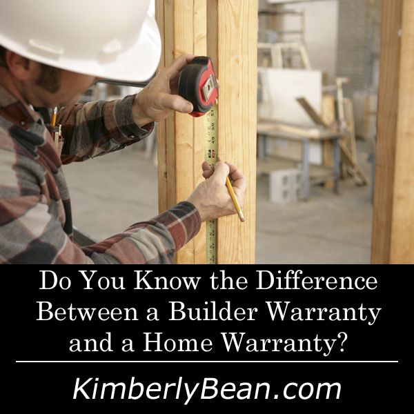 A builder warranty and a home warranty are not the same thing -- do you know the difference? buff.ly/2LjbtXR #somdrealestate #newhome #homewarranty #builderwarranty #realtorkimberlybean