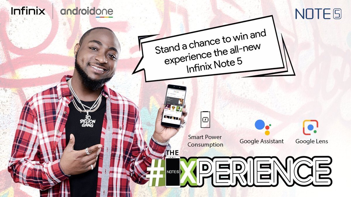 Chydee's tweet photo. I’ll be selecting someone to win the #InfinixNote5 on Friday. I‘ll also select 4 others to join the winner on a trip to a fun resort. If you want to win this, it is very important that you RT and follow the instructions here - https://t.co/3K3WKXXzYb. Goodluck. #TheNote5Xperience https://t.co/Ue6w4WRrm6