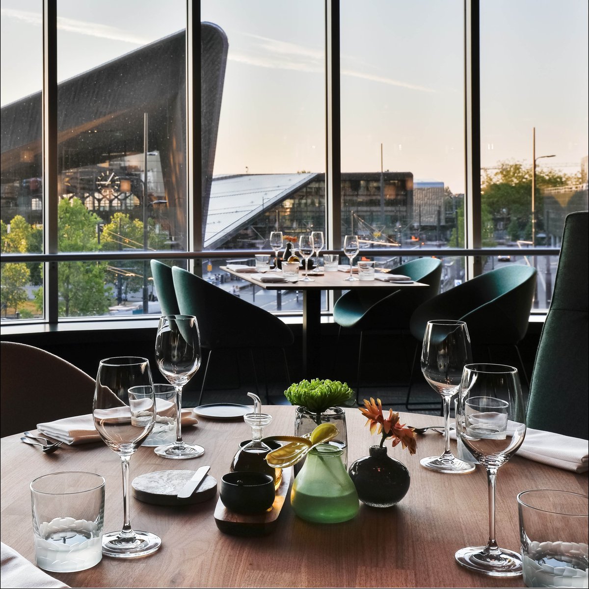 RdamMarriott's tweet photo. Today is the first official day of restaurant The Millèn. The Millèn will be open from Tuesday till Friday for lunch and dinner. And Saturday for dinner. Secure your spot now via 010 430 23 33. https://t.co/ujM8YKYyys