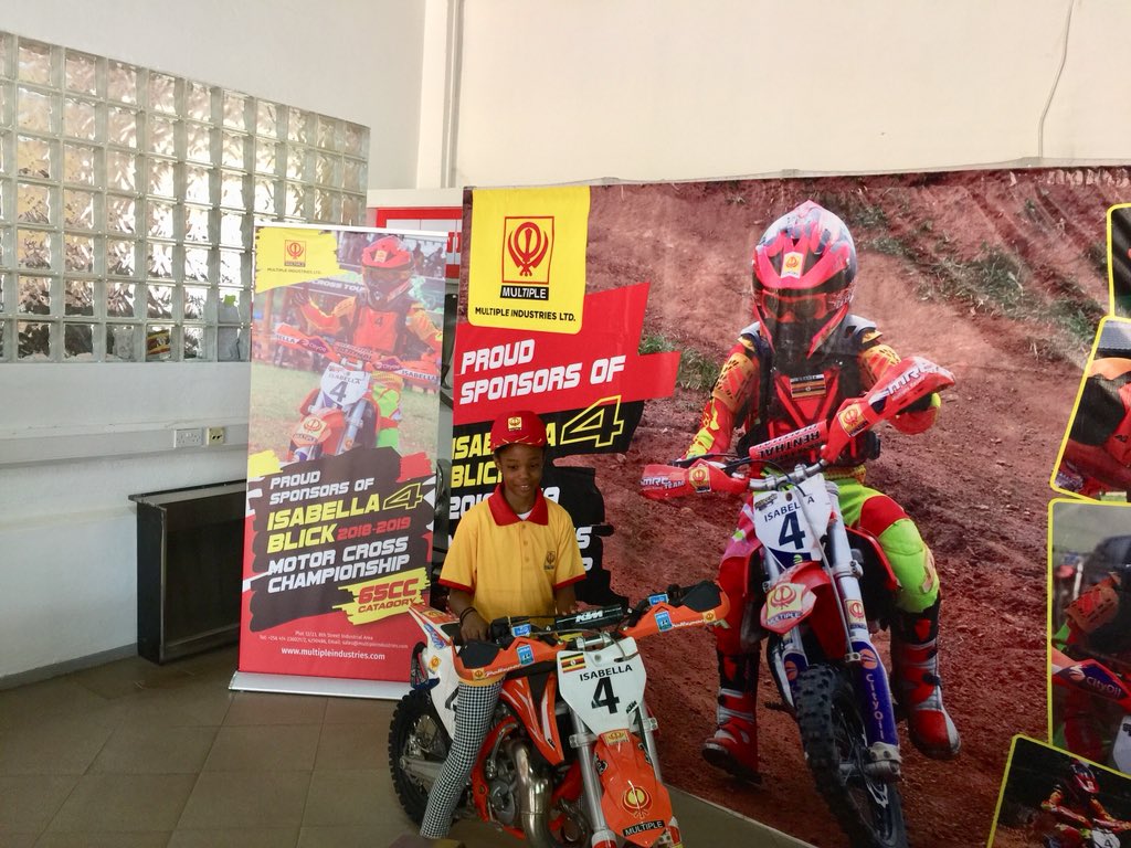 WilliamFBlick's tweet photo. @observerug Wonderful to have two siblings in @MountainDewUg National MX championships competing against my daughter #IsabellaBlick 2017 @USPAmedia National Motocross rider of the year sponsored by @TotalUgandaInfo @JesaFarmDairy @Fotogenix_UG &amp; #MultipleIndustries https://t.co/ejuKCYDHdp