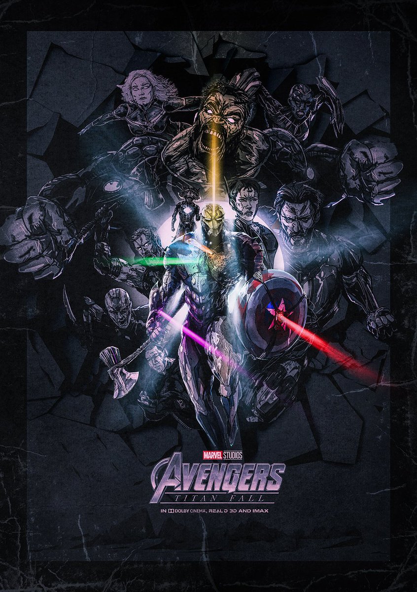 Bosslogic's tweet image. Avengers - Titan Fall 

Collaboration with my boy @MarkJamesHiblen on a #avengers4 poster hope you guys like it!