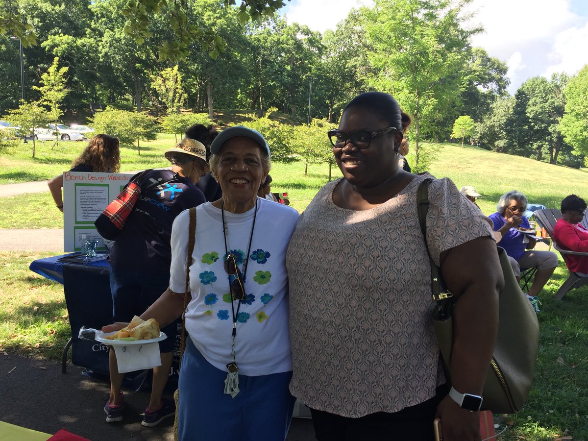 BSHC's tweet photo. Incredible community turnout in #Mattapan #AgeFriendlyBos event. Including our former board President Edna! @SeniorActionMA @AARPMA @AgingInBos https://t.co/ljWAsuYtkb
