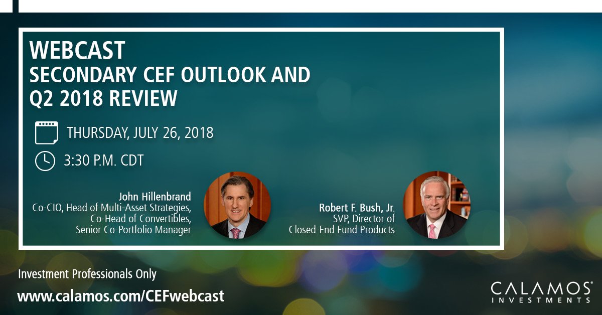 Calamos's tweet image. Register for this Thursday’s #CEFs webcast $CHI, $CHY, $CSQ, $CGO, $CHW, $CCD bit.ly/2OaAMx6
