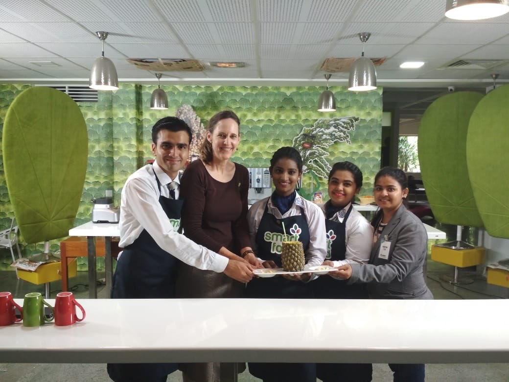 Aditya_IIHMHyd's tweet photo. Congratulations Team IIHM HYD on winning the smart food challenge today at @ICRISAT , represented by @manojnak21 , Anjali Laxmi Nair and Kamraan Sattar as a part of C2S2 project. Well deserved 👏 and keep shining !✨@directorHydiihm @subornobose @ShaliniKCharles @AADirIIHMDELHI https://t.co/K5E5HCr2rK