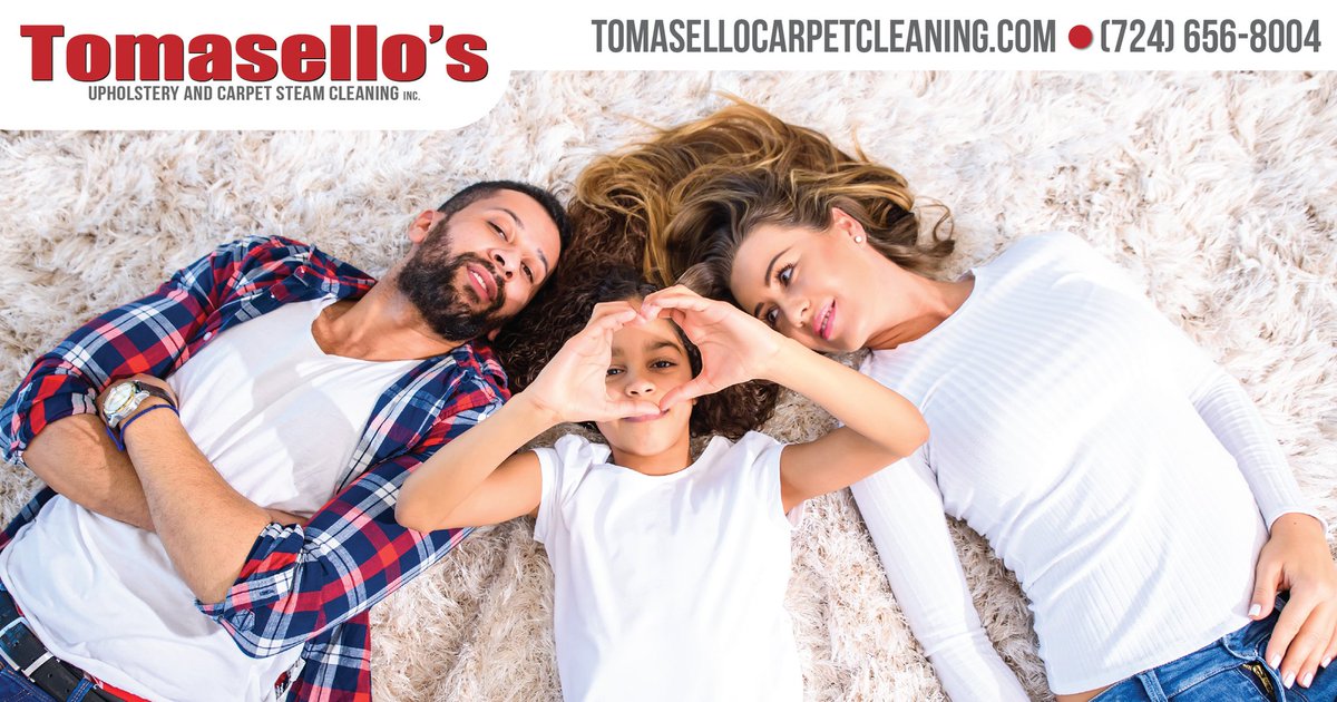 TomaselloClean's tweet image. Share the health benefits of having your carpets professionally cleaned with your whole family. It keeps allergies at bay, helps to eliminate indoor pollutants, provides protection from pet bacteria and odor, and so much more.