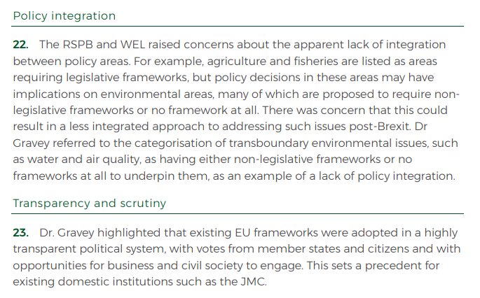 VGravey's tweet image. One thing the report does appreciate from JMC is principles for cooperation agreed in Oct 2017 - but these don&apos;t appear to have been applied by UK gov when suggesting what areas require  #commonframeworks