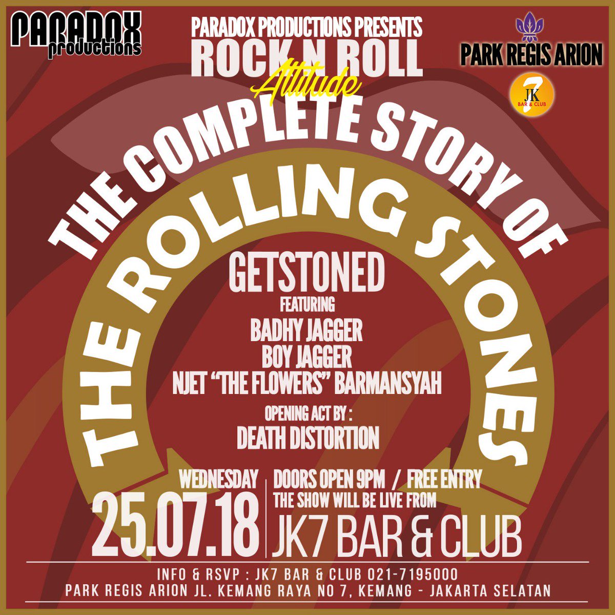 Sampai berjumpa !
Rabu 25 juli 2018, <a href="/jk7barandclub/">JK7 Bar & Club</a> .
.
#deathdistortion #gig #terserah #reinkarnasi #putramandalaproduction