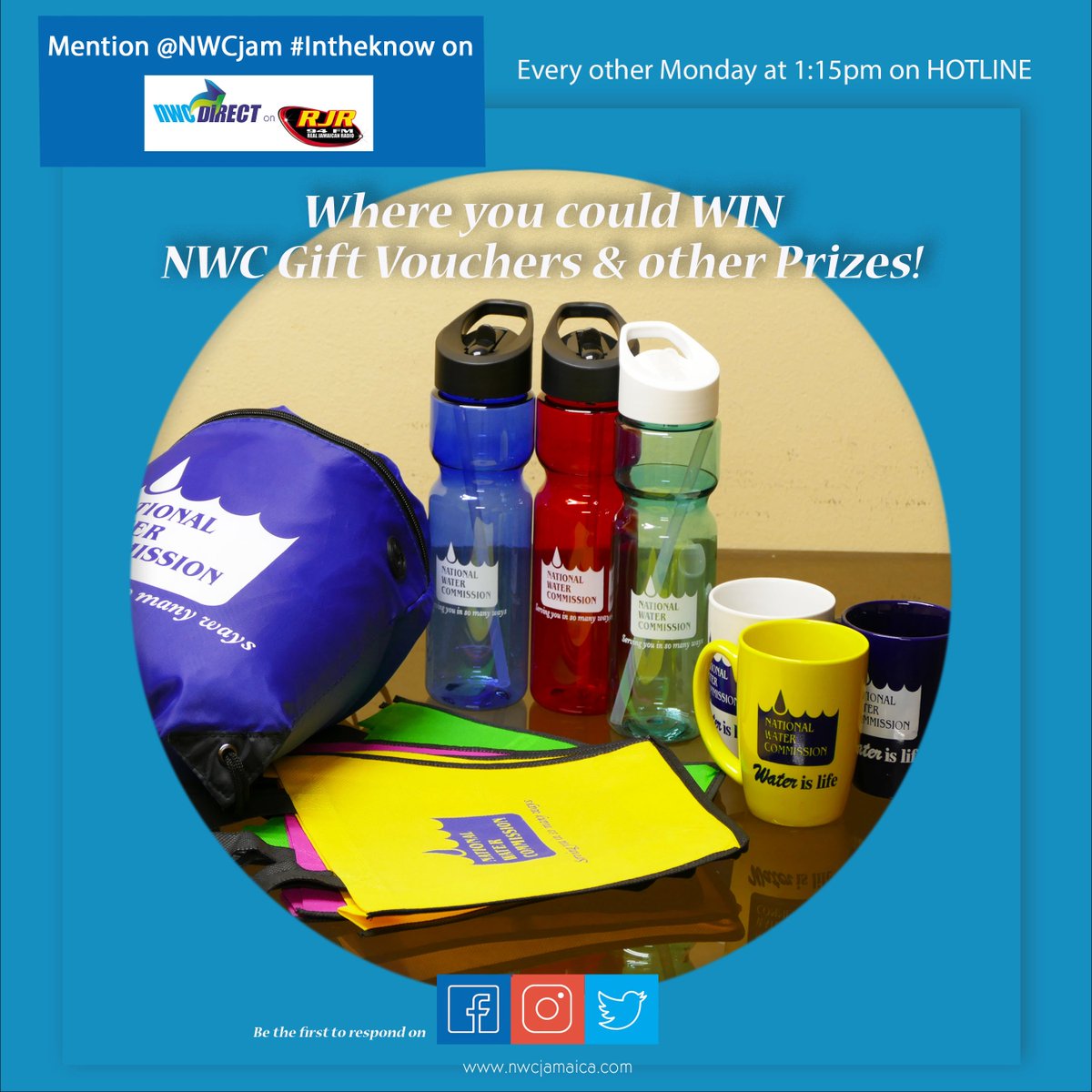 NWCjam's tweet photo. Tune in to #NWCDIRECT every other Monday at 1:15 pm on @RJR94fm listen in for our "Are you #intheknow?" feature, and be the first to post the correct answer on our page on Twitter, Facebook, or Instagram to win NWC gift vouchers and other prizes! https://t.co/UUaQRICFYX