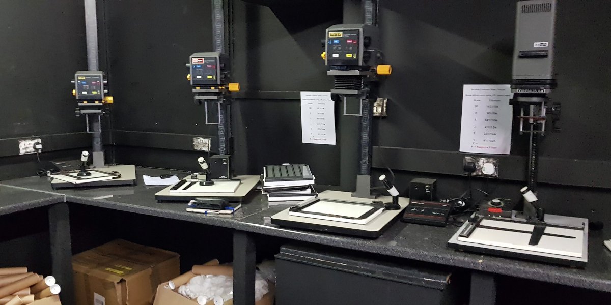 FocalImaging's tweet photo. Spent this morning checking out a College #darkroom to see if we can re-vamp the #enlargers and kit ready for September https://t.co/zQWVUJkb3j