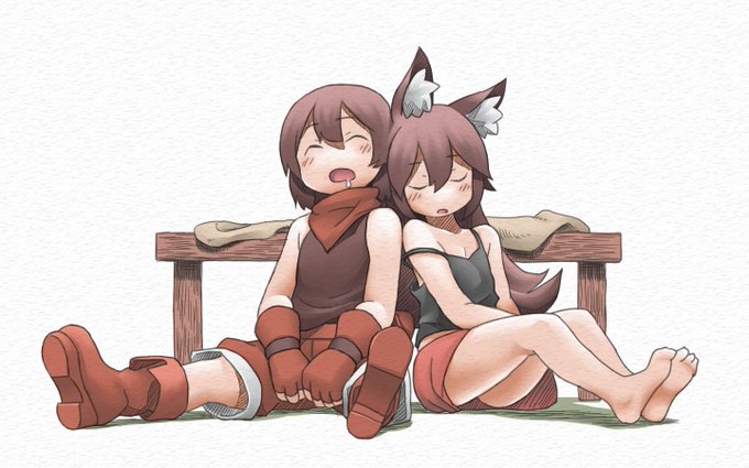 @zell2323 zell23さんのキャラクターは僕の絵柄にマッチしていて、本当に描きやすいです。
今回は厚塗ですけど、ほのぼの系水彩画風のイラストも描いて行きたいですね。 