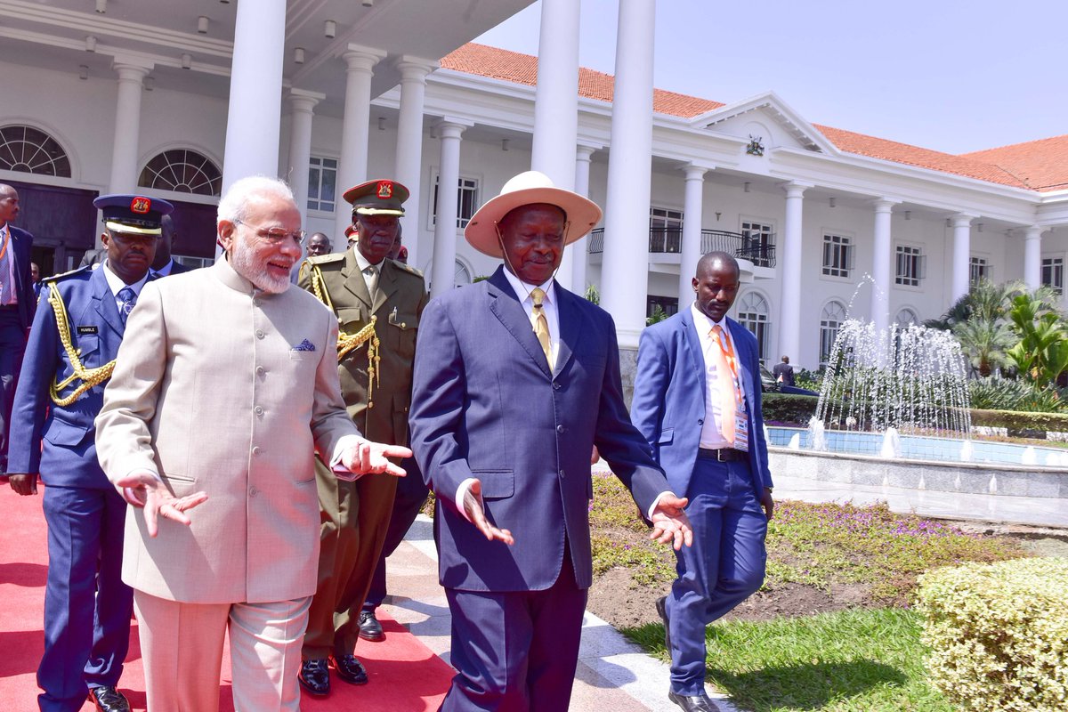 KagutaMuseveni's tweet photo. The Prime Minister has brought a lot of positive change in India. He has brought a business approach to running public affairs, not worshipping bureaucracy while promoting efficiency. https://t.co/nKapTms68g