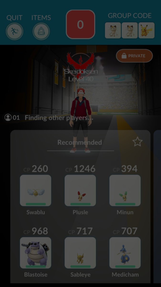 PokeNorge's tweet image. Makuhita #funraid with different #shiny #pokemongo