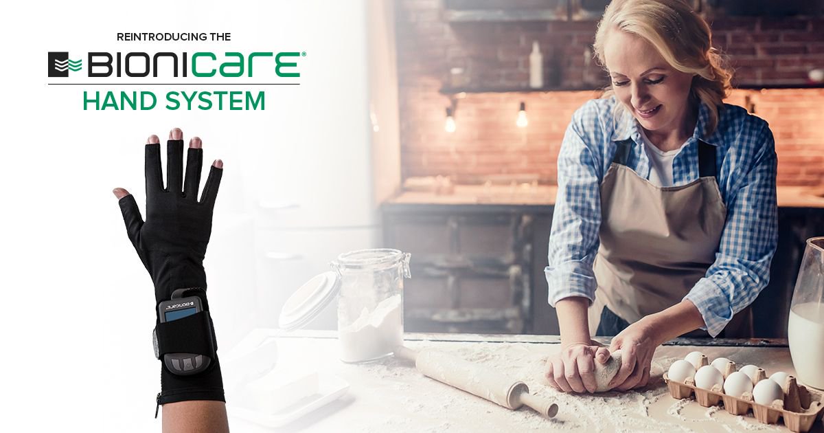 bionicare's tweet photo. Reintroducing the BioniCare Hand System a non-drug, non-surgical treatment that relieves hand pain and stiffness for millions suffering from arthritis. For more information, please visit https://t.co/qHcy9mH4js or call 800.266.6969 
#RheumatoidArthritis #Osteoarthritis #bionicare https://t.co/bW0MC9Bzkh