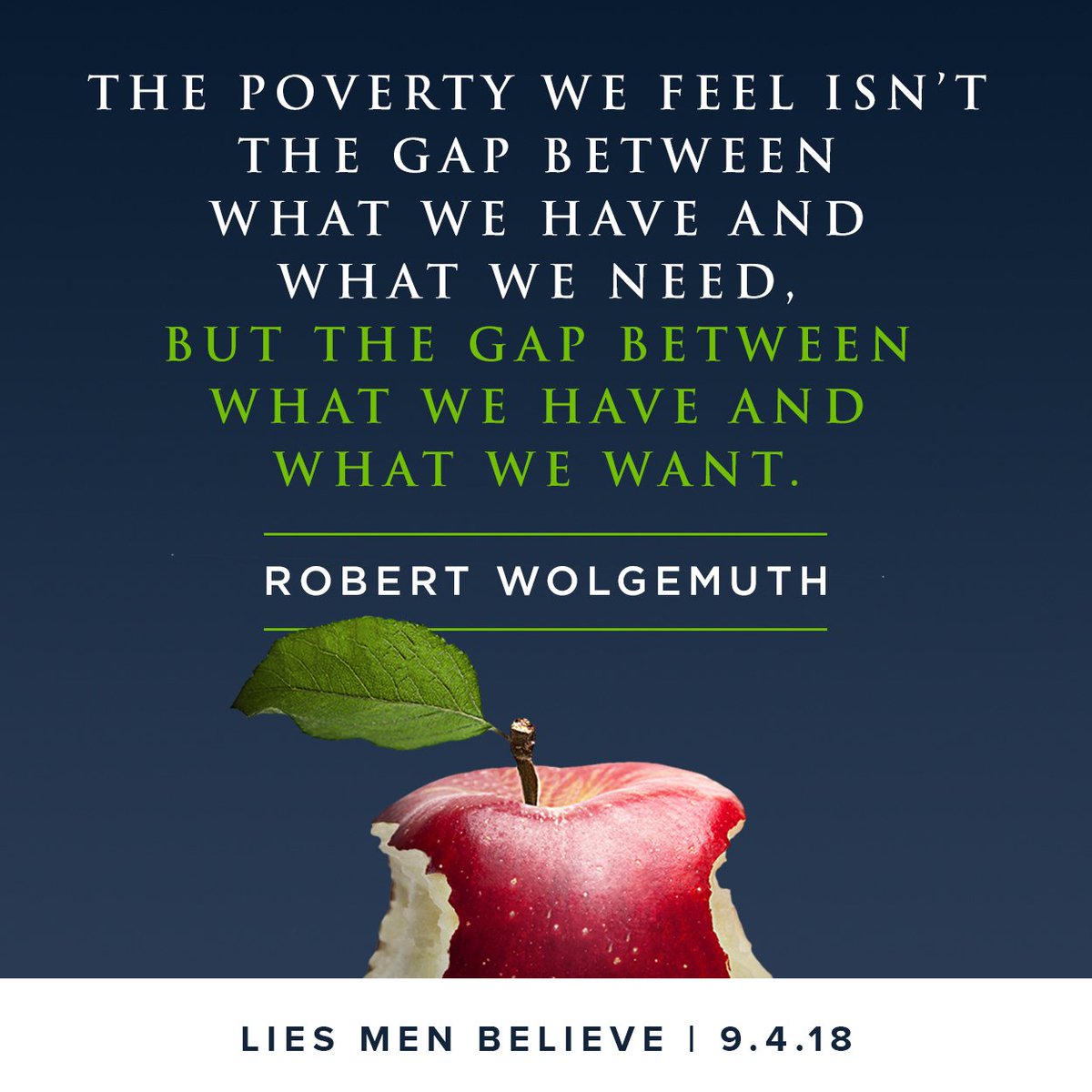 Moody Publishers on Twitter: "TOMORROW! @robertwolgemuth's “Lies Men Believe” will be 50% off for 1-DAY at https://t.co/zxVXu51OFc.