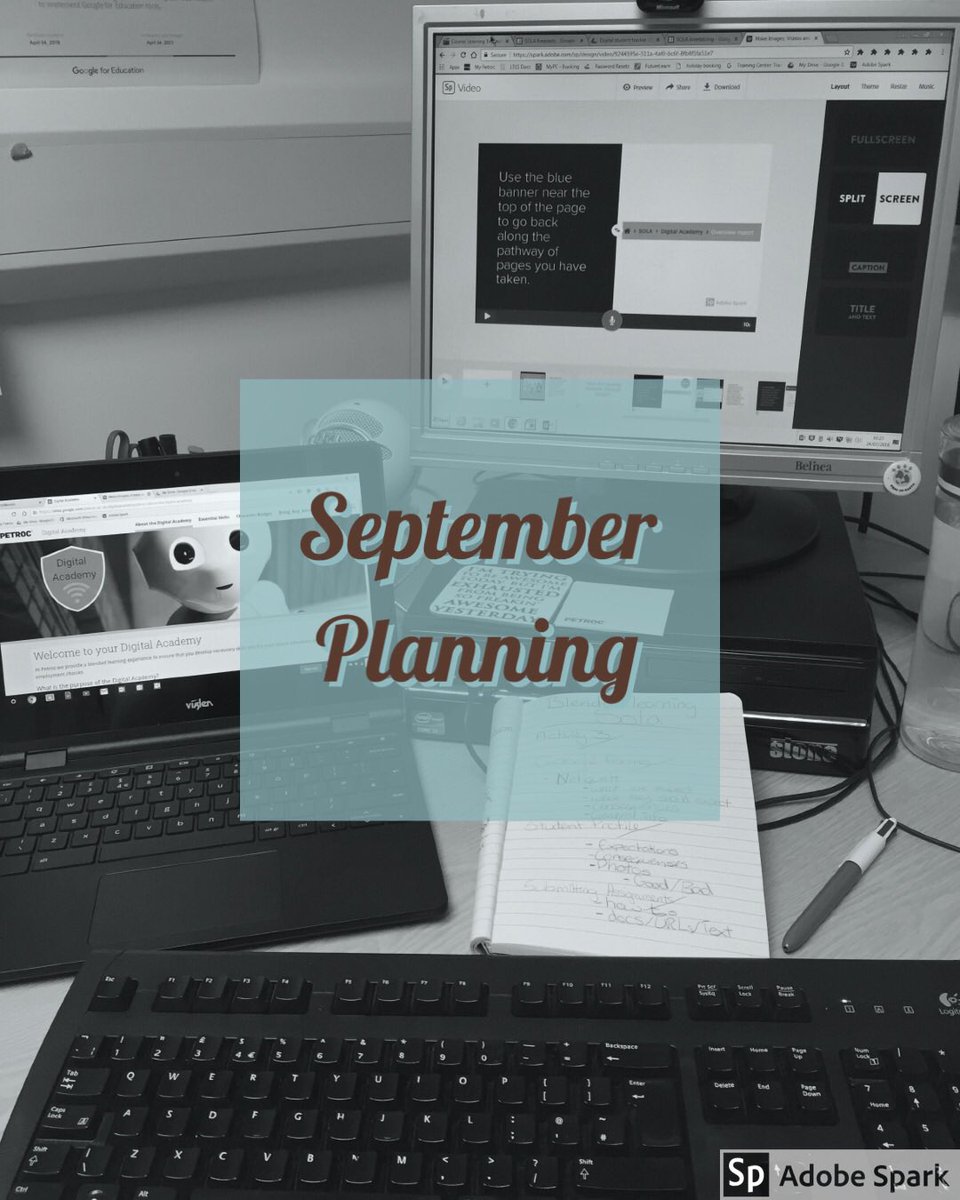 ZaraGabriel1's tweet photo. Everyoneโs busy in the office getting things ready for September! Including updating the new starter inductions #septemberplans #excitingtimes #changes #updates #busypeople #college #students #petroc https://t.co/FEu2pQc8VC
