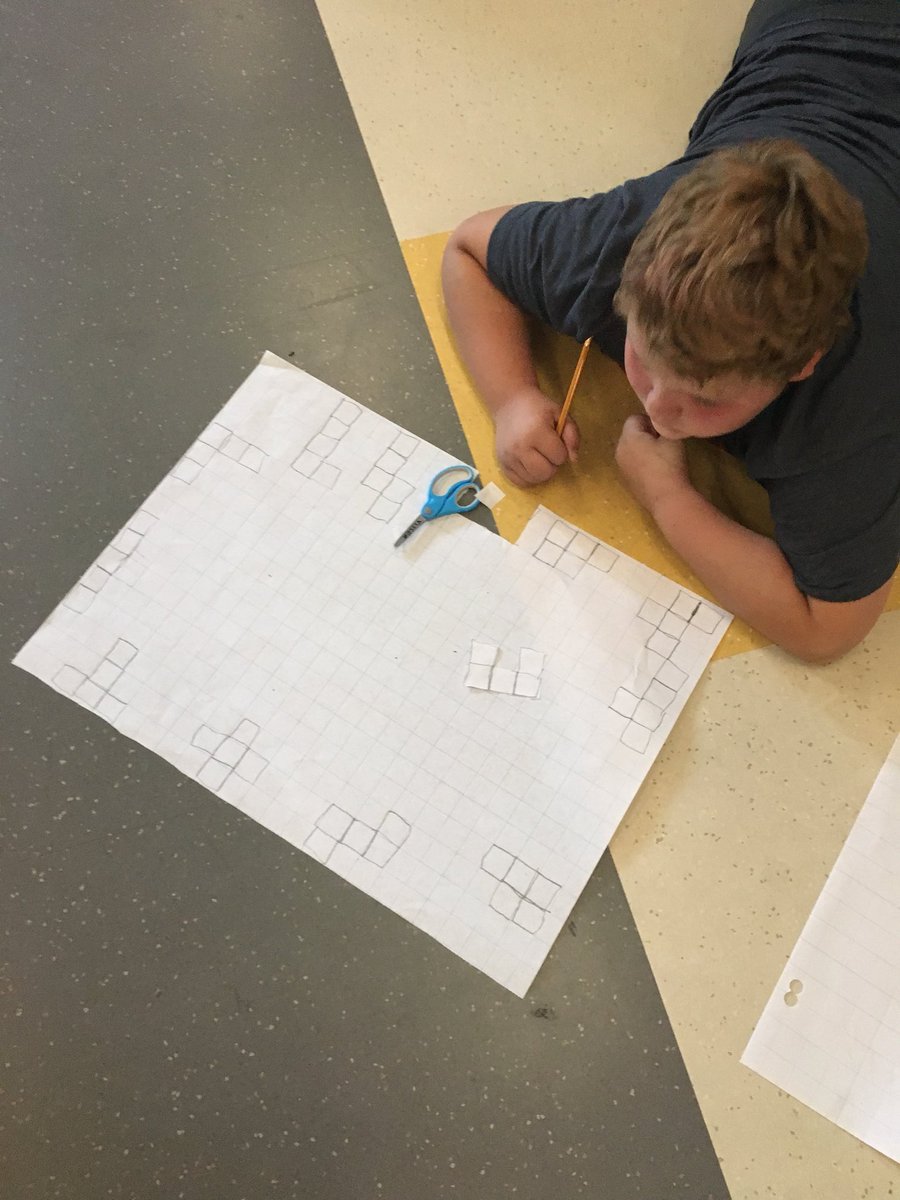 JBSummerHeat's tweet photo. The Wolf Clan trying to find the 12 keys/pentominoes to break the Summer HEAT spell! @DSBNSummerHEAT #weareallmathematicians #magicspells https://t.co/0vOBtGuo6j