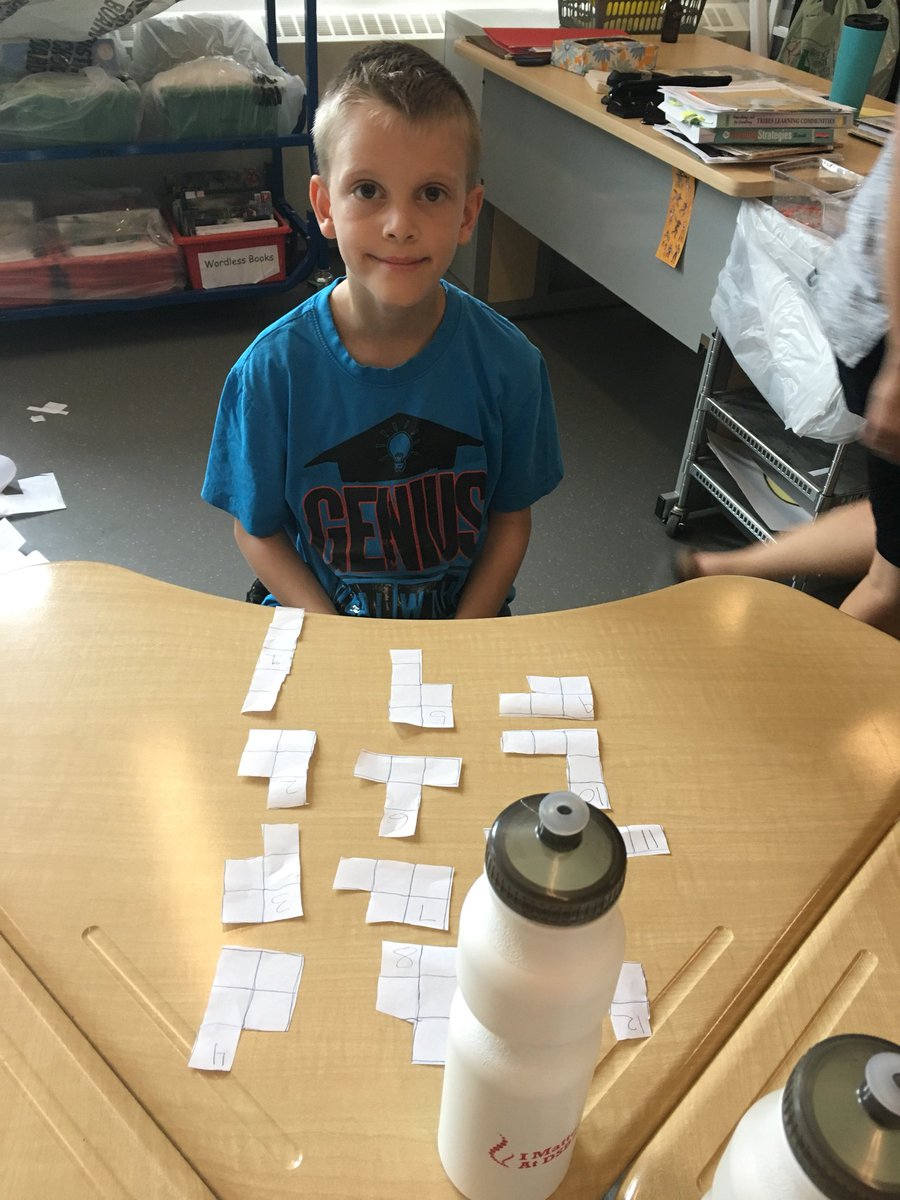 JBSummerHeat's tweet photo. The Wolf Clan trying to find the 12 keys/pentominoes to break the Summer HEAT spell! @DSBNSummerHEAT #weareallmathematicians #magicspells https://t.co/0vOBtGuo6j