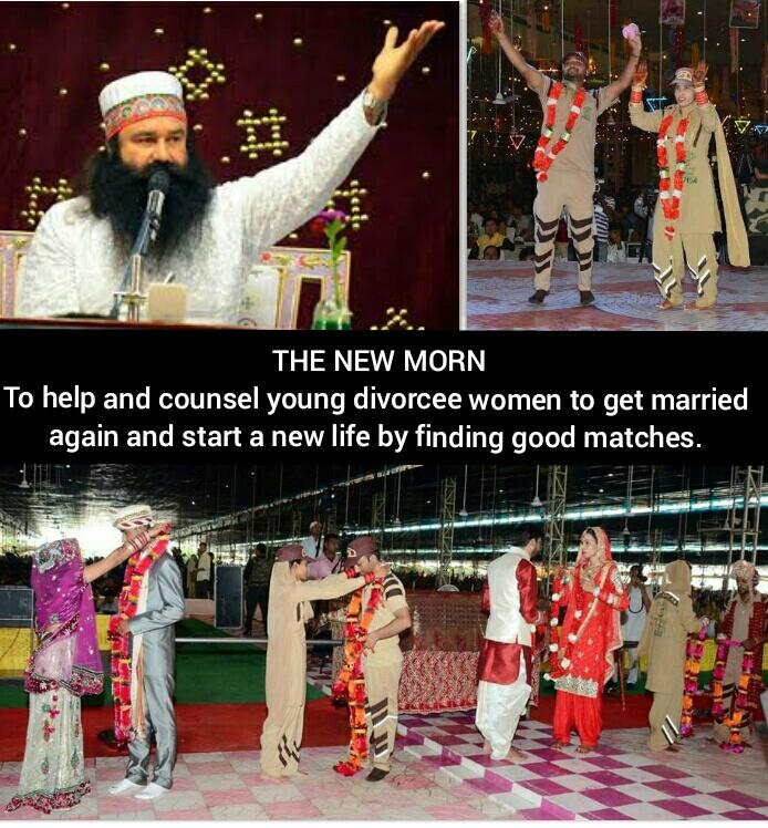 dahuja_rohit's tweet photo. #TheNewMorn
Todays In modern era, boys have a lot of demands for related to there life partners..
No one come want to marriage with a divorcee lady.
DSS volunteers take step of married with that girls and help them in starting a new life..
@GurmeetRamRahim doing Great work 🙌👌😊 https://t.co/fTgUnNbyVJ
