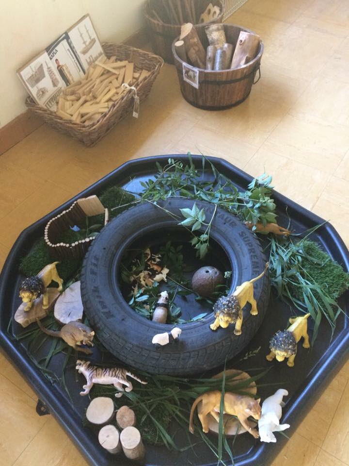 PreRoundabout's tweet image. Loose parts play ❤️ #looseparts #loosepartsplay #EYFS #preschool #handsonlearning #Horsforth #leeds