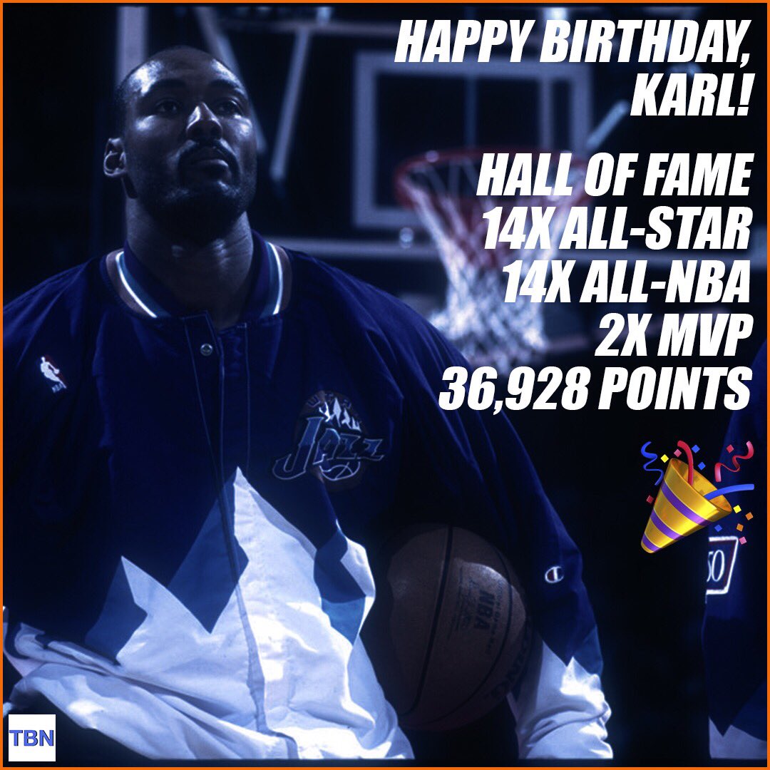 Wishing karl malone a happy birthday   
