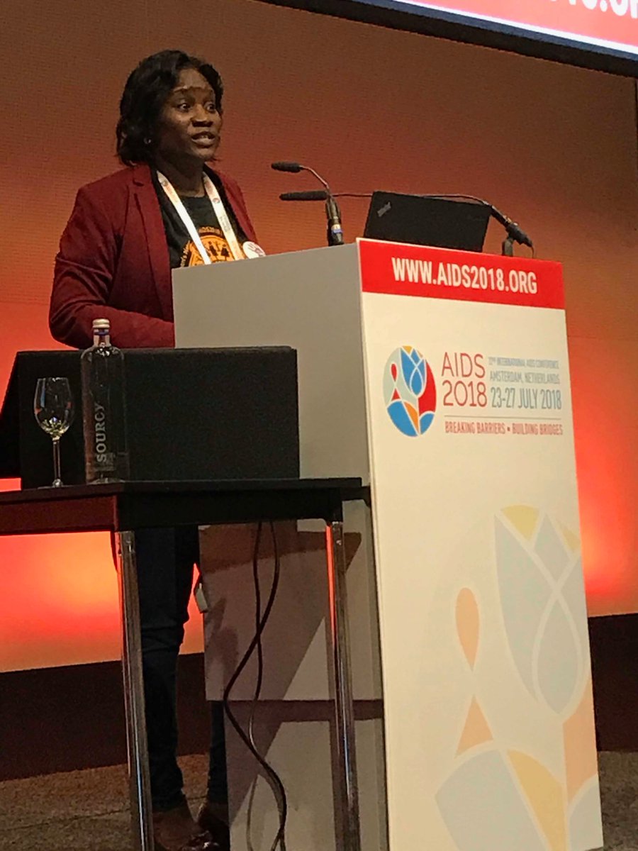 #sfrocab-hiv Give women choice. Give women information. Women will do the right thing in light of DTG Martha Akello #IAS2018