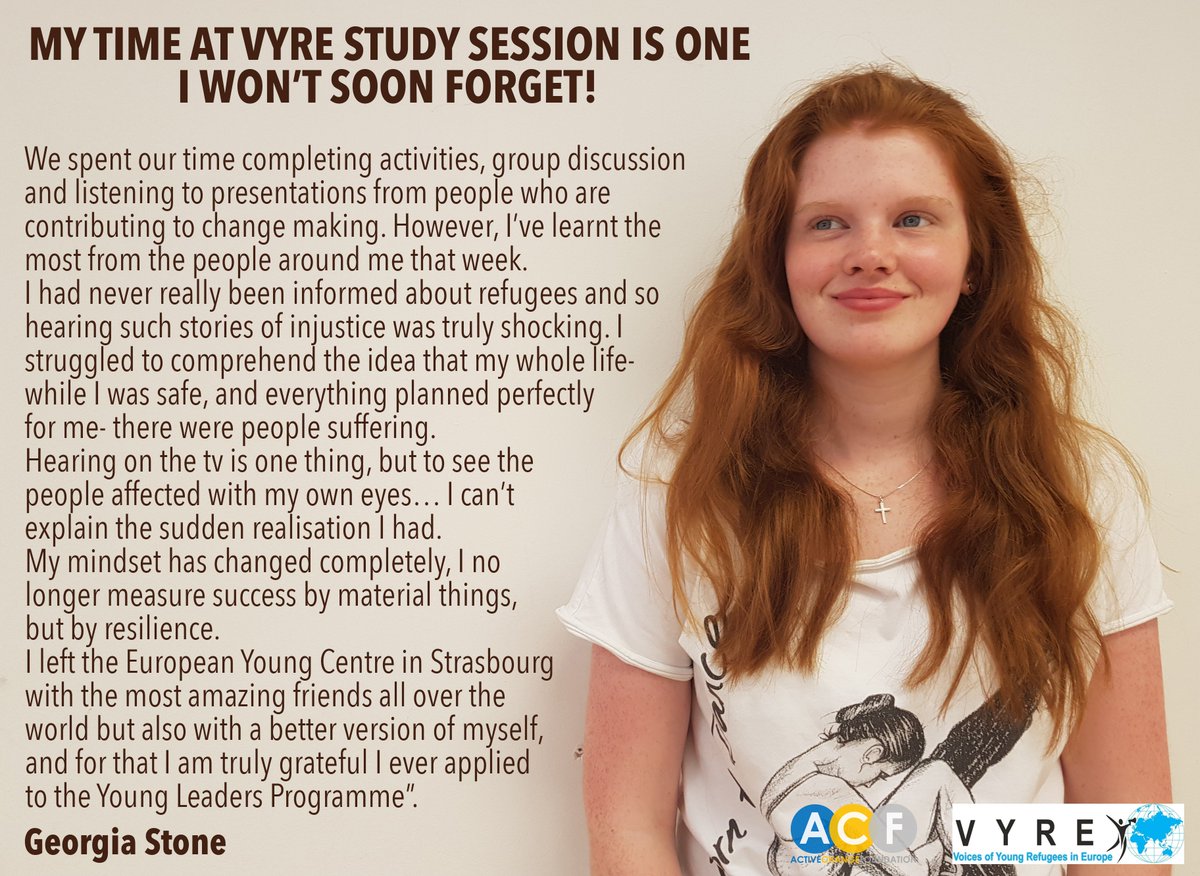 Our Young Leaders returned from a inspiring week <a href="/WeAreVYRE/">VYRE</a> study session. Have a read at Georgia's story of her week in Strasbourg.