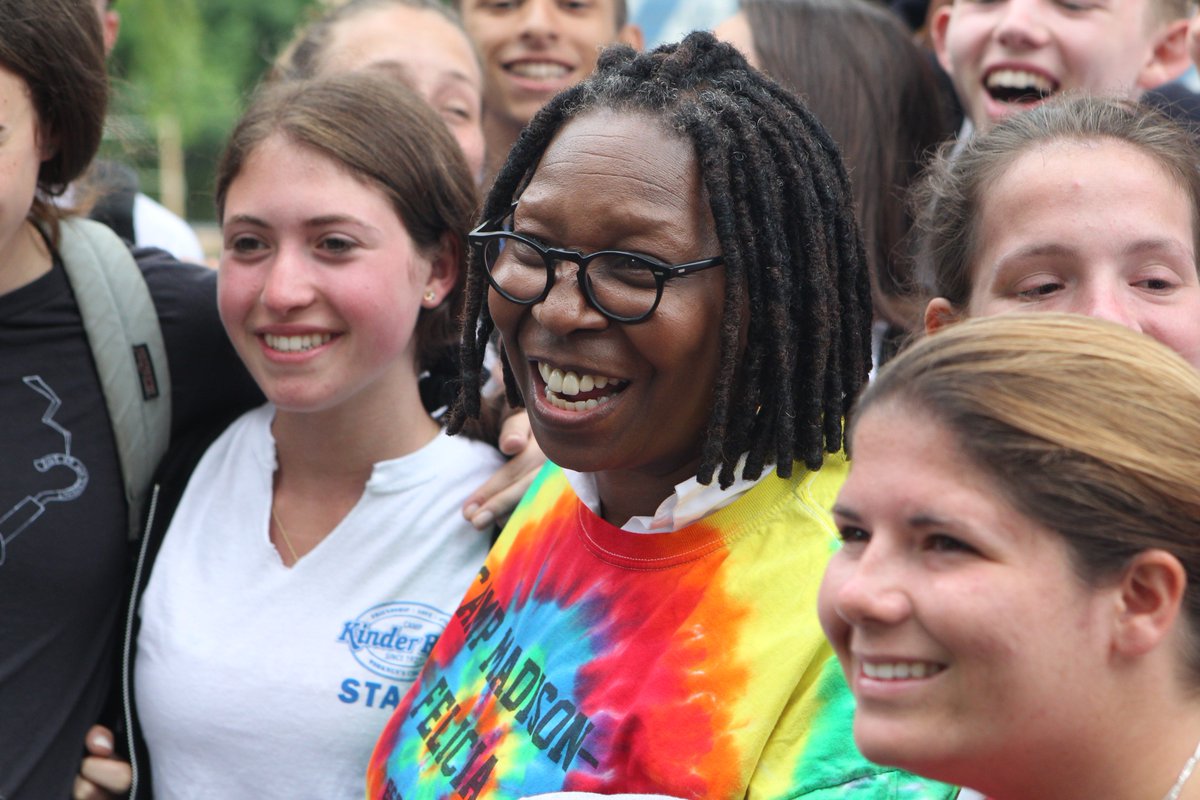 American Camp Assoc. (@summercamp411) on Twitter photo In honor of #CampKindnessDay, a look back at @WhoopiGoldberg at <a href="/CampKinderRing/">Camp Kinder Ring</a> last month when she shared her amazing camp experiences with hundreds of campers and staff. In honor of #CampKindnessDay, a look back at @WhoopiGoldberg at <a href="/CampKinderRing/">Camp Kinder Ring</a> last month when she shared her amazing camp experiences with hundreds of campers and staff.
