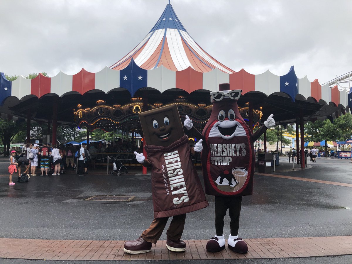 Hersheypark's tweet photo. Hersheypark reopened at 10 am this morning. Please check the Hersheypark app for any rides temporarily closed given weather conditions. https://t.co/MRJOLXiDNH
