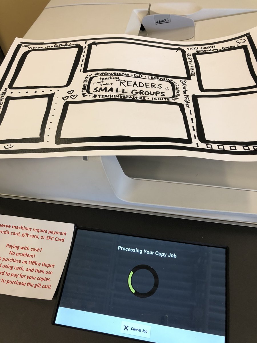 Mrsblkmn's tweet photo. Getting finishing touches done for #GrowRISD18 #teachingreaders #PDthatrocks https://t.co/ETZePII0z9
