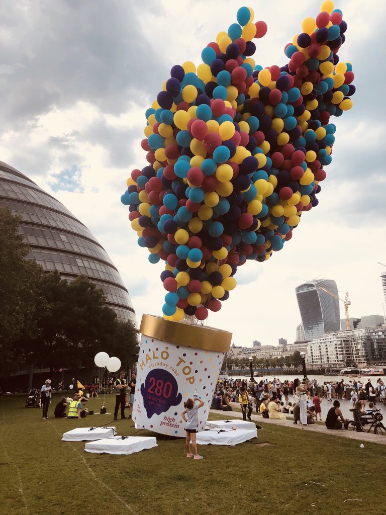 crivington's tweet photo. @charlottevowden @HaloTopCreamery Sort of... They’ve shortened the ropes a lot so it’s just kind of gently swaying on the ground now. A qualified success. https://t.co/eVEHwPmHPW