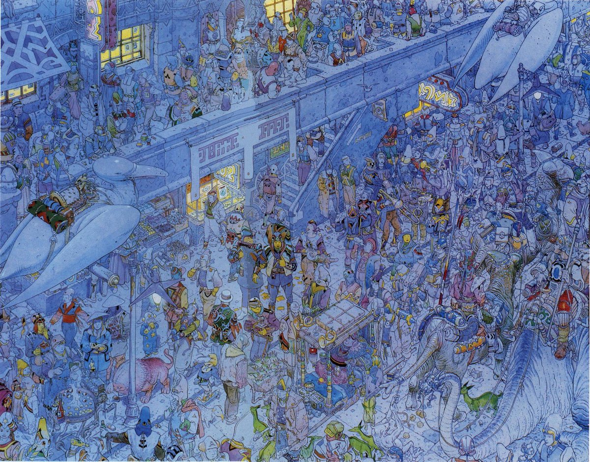 CoolComicArt's tweet image. City Of Fire by Moebius &amp;amp; Geof Darrow @DarrowGeof